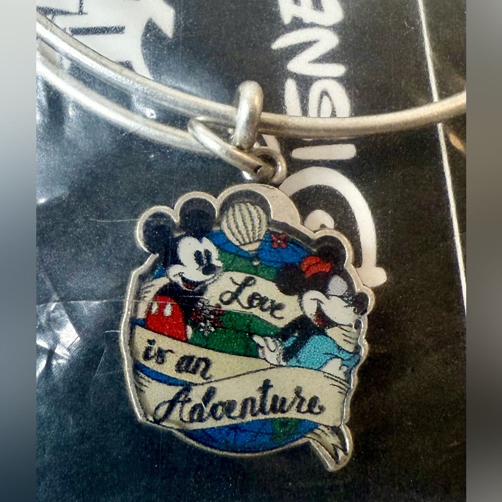 NWT *Discontinued* 2017 Disney Parks Alex & Ani “Love is an Adventure” Bracelet